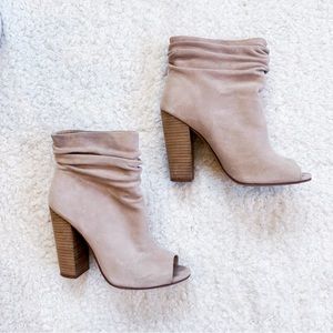 Chinese Laundry peep-toe booties